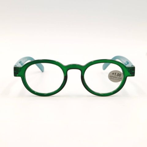 「CIRCLE TWIST」リーディンググラス/GREENxBLUE 【HAVE A LOOK】