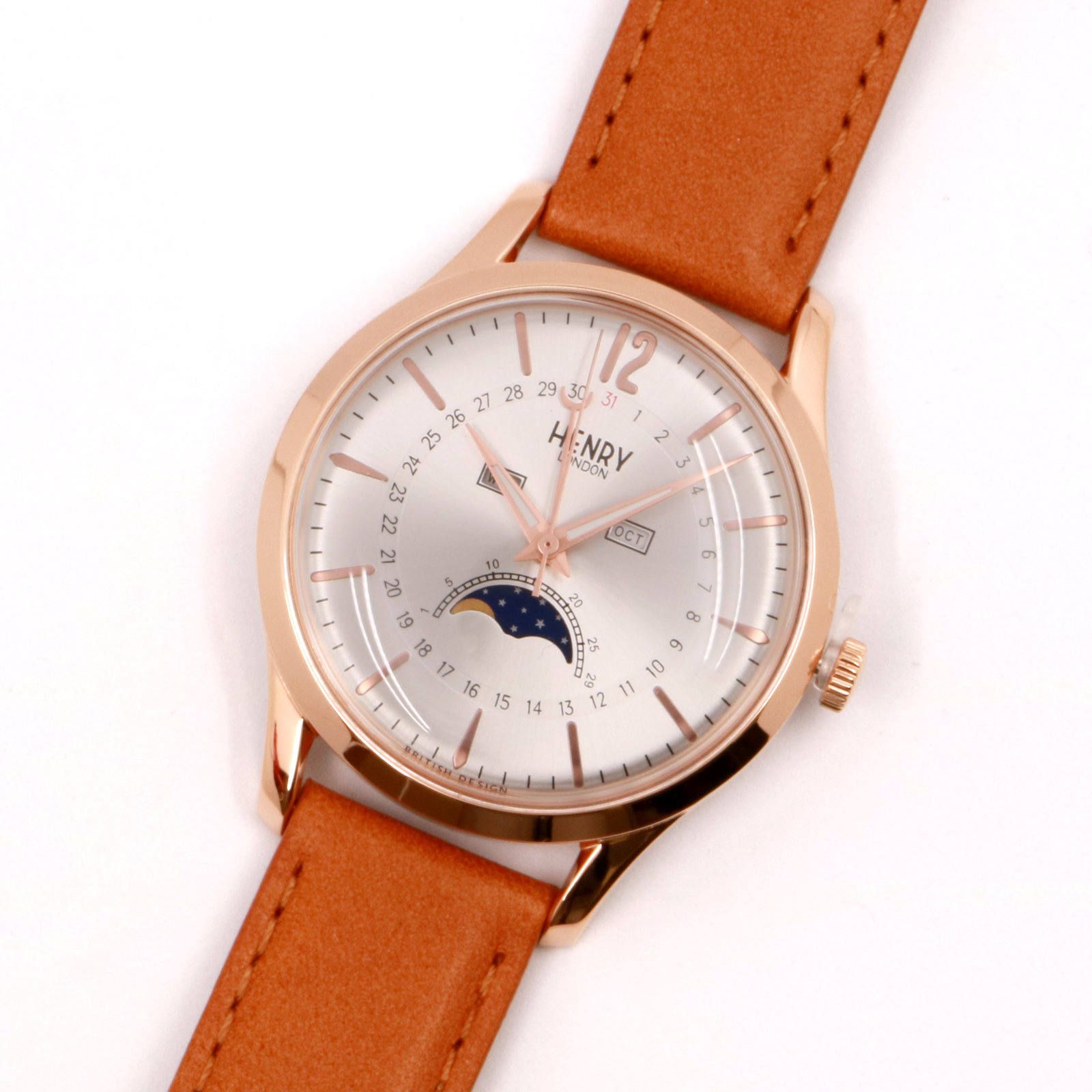 HENRY LONDON - 「MERYLEBONE」 MOON PHASE WATCH 39mm[日本限定