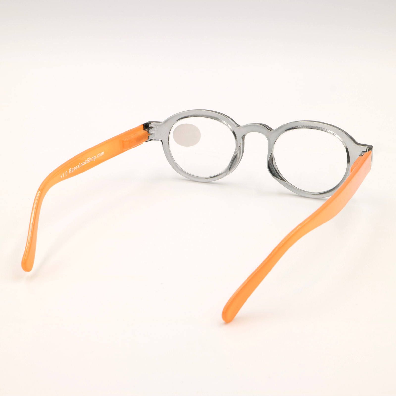 「CIRCLE TWIST」ブルーライトリーディンググラス GRAY×ORANGE