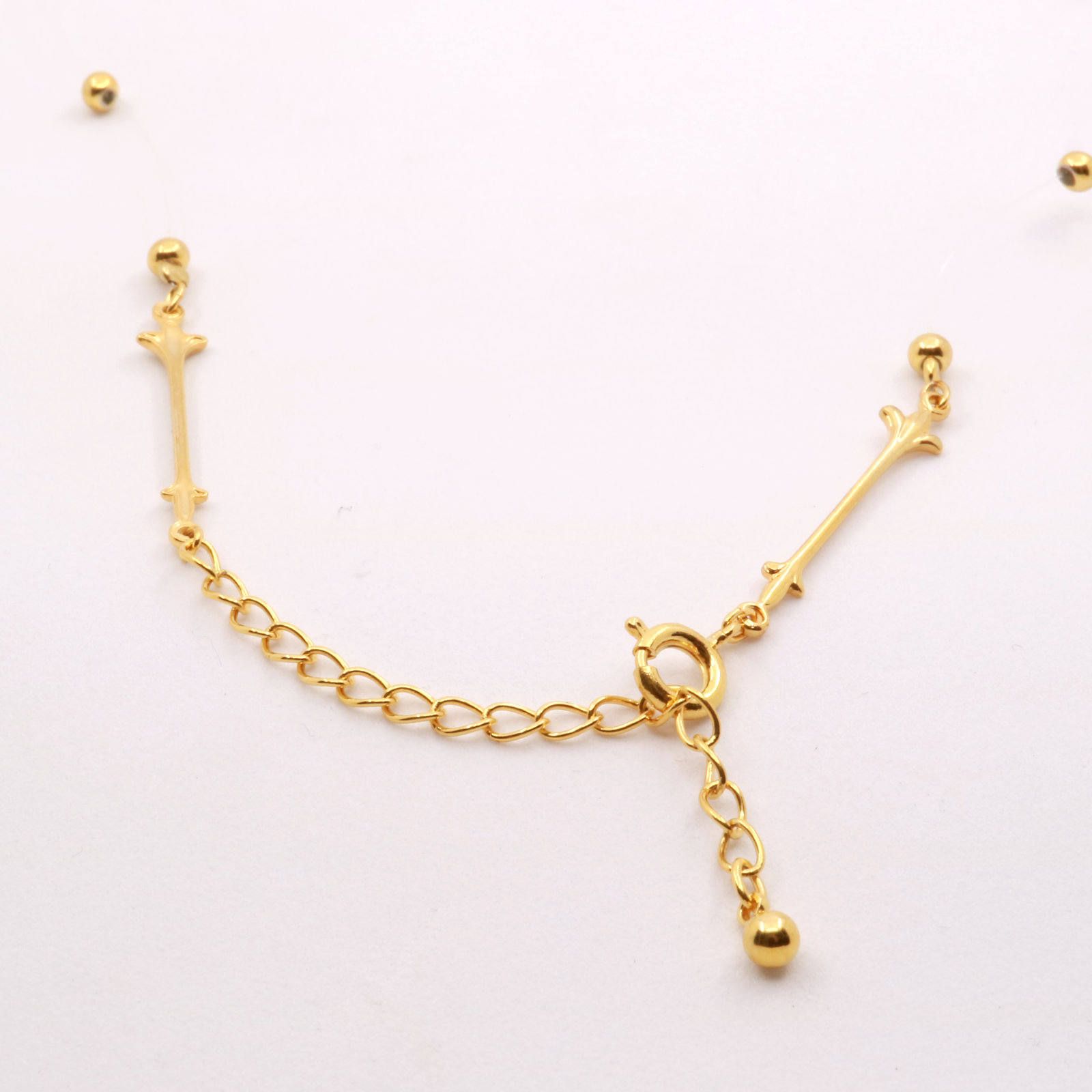 「Point nacklace gold」ネックレス