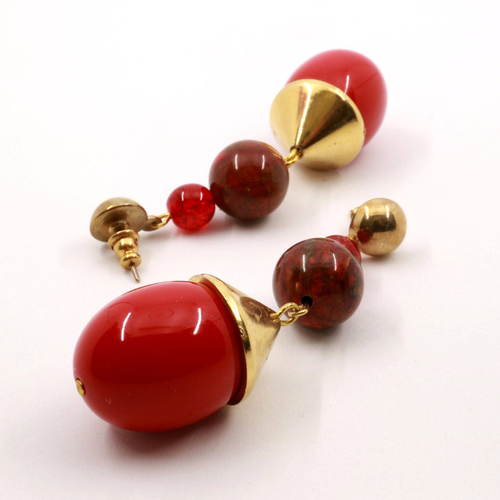 「ブラブラルージュレッド」ピアス フランス