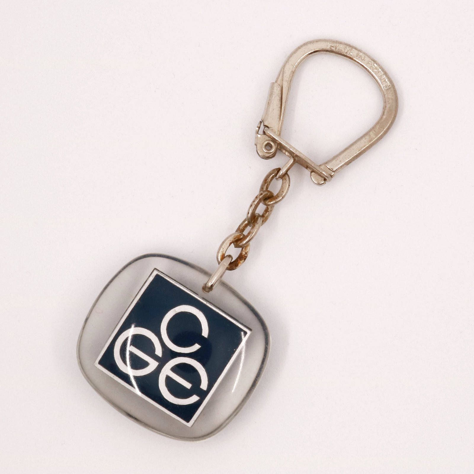 CGE Compagnie generale d'electricite  電気通信機器 ブルボンキーホルダー