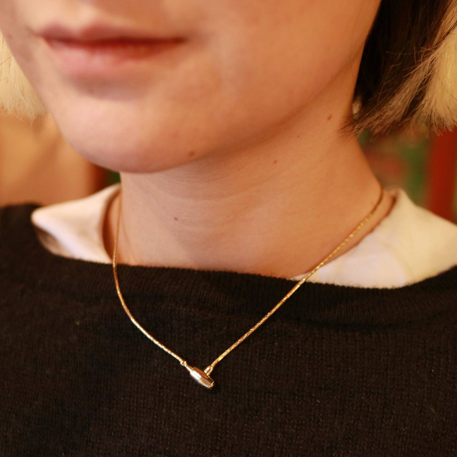 「Taglock necklace」ネックレス/ゴールド