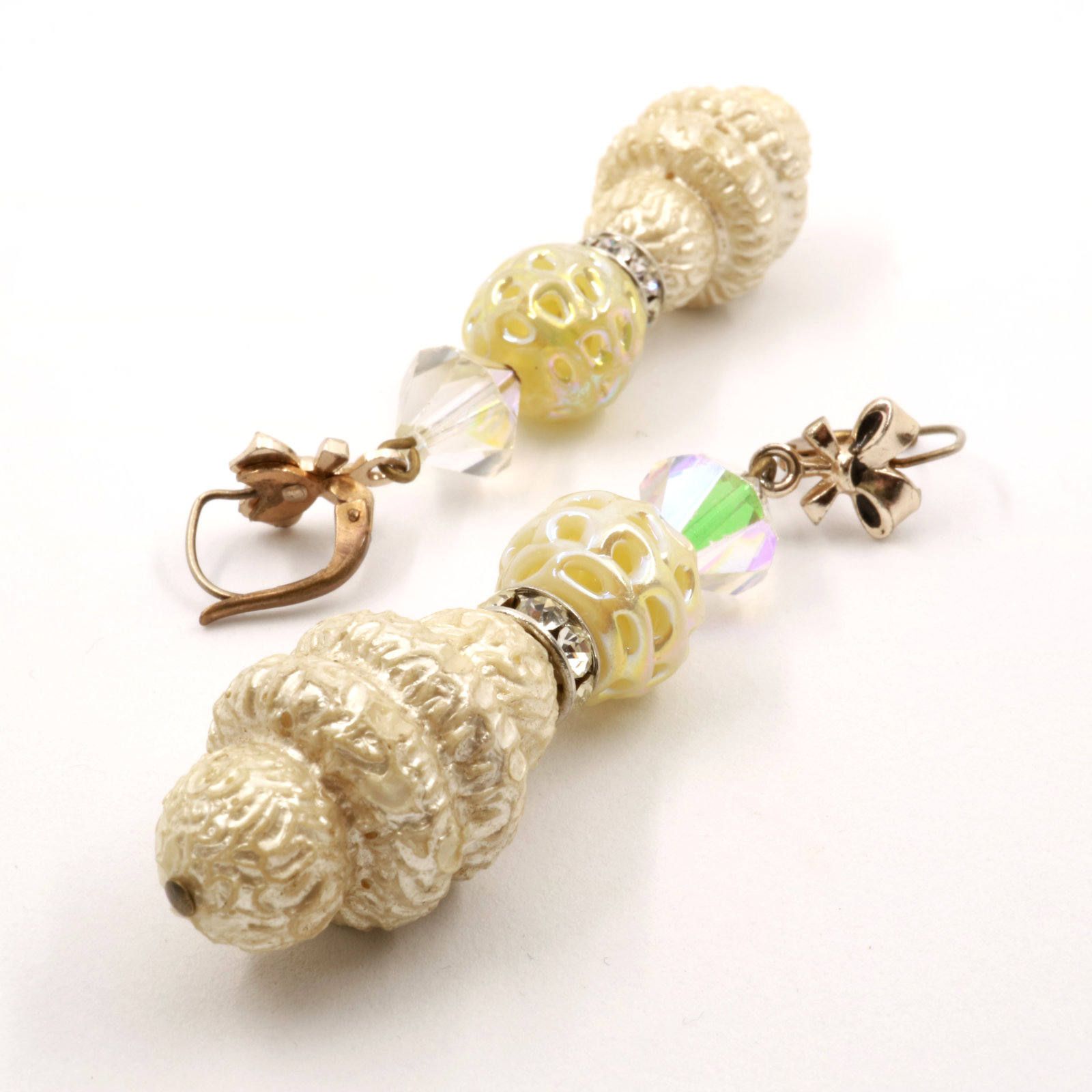 「ブラブラ網目ガラス&ミシュラン」ピアス フランス