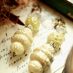「ブラブラ網目ガラス&ミシュラン」ピアス フランス
