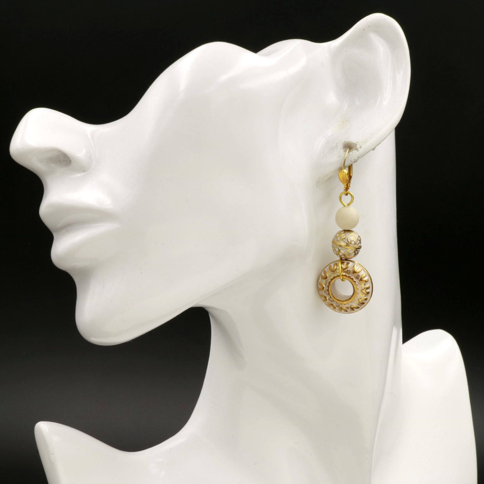 「ブラブラシャビ―シックドーナツ」ピアス フランス