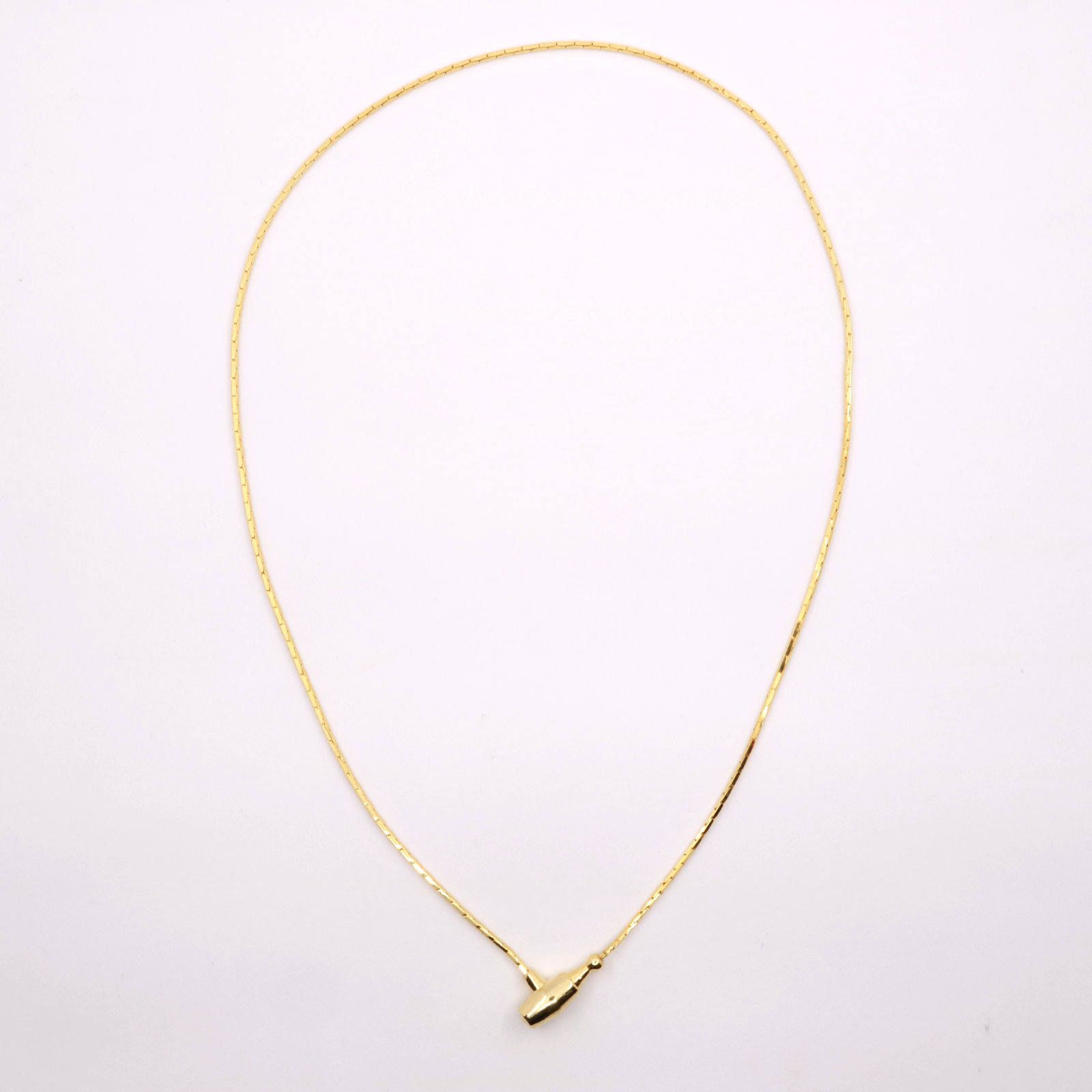 「Taglock necklace」ネックレス/ゴールド