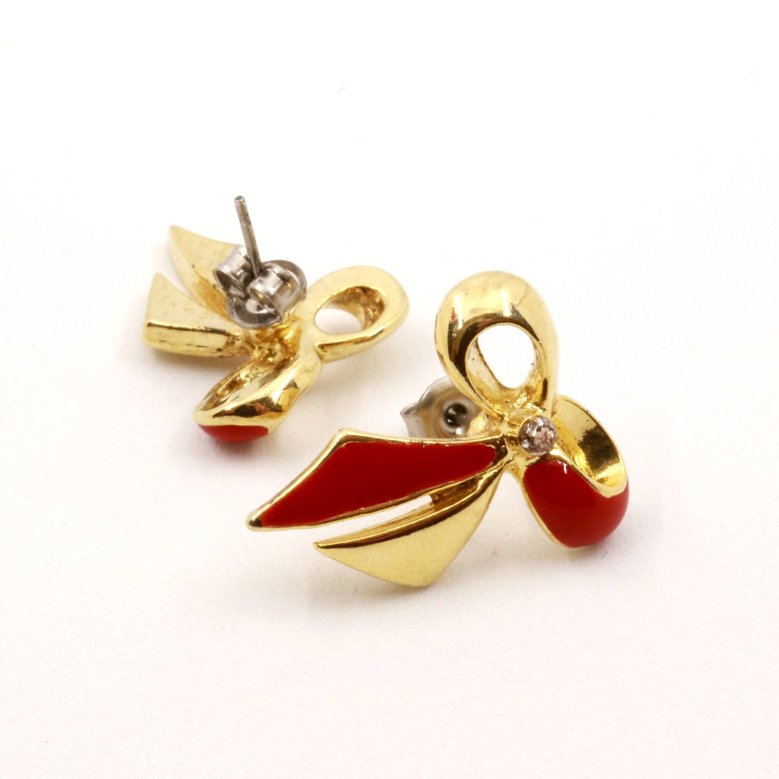「メタルリボン」ピアス フランス