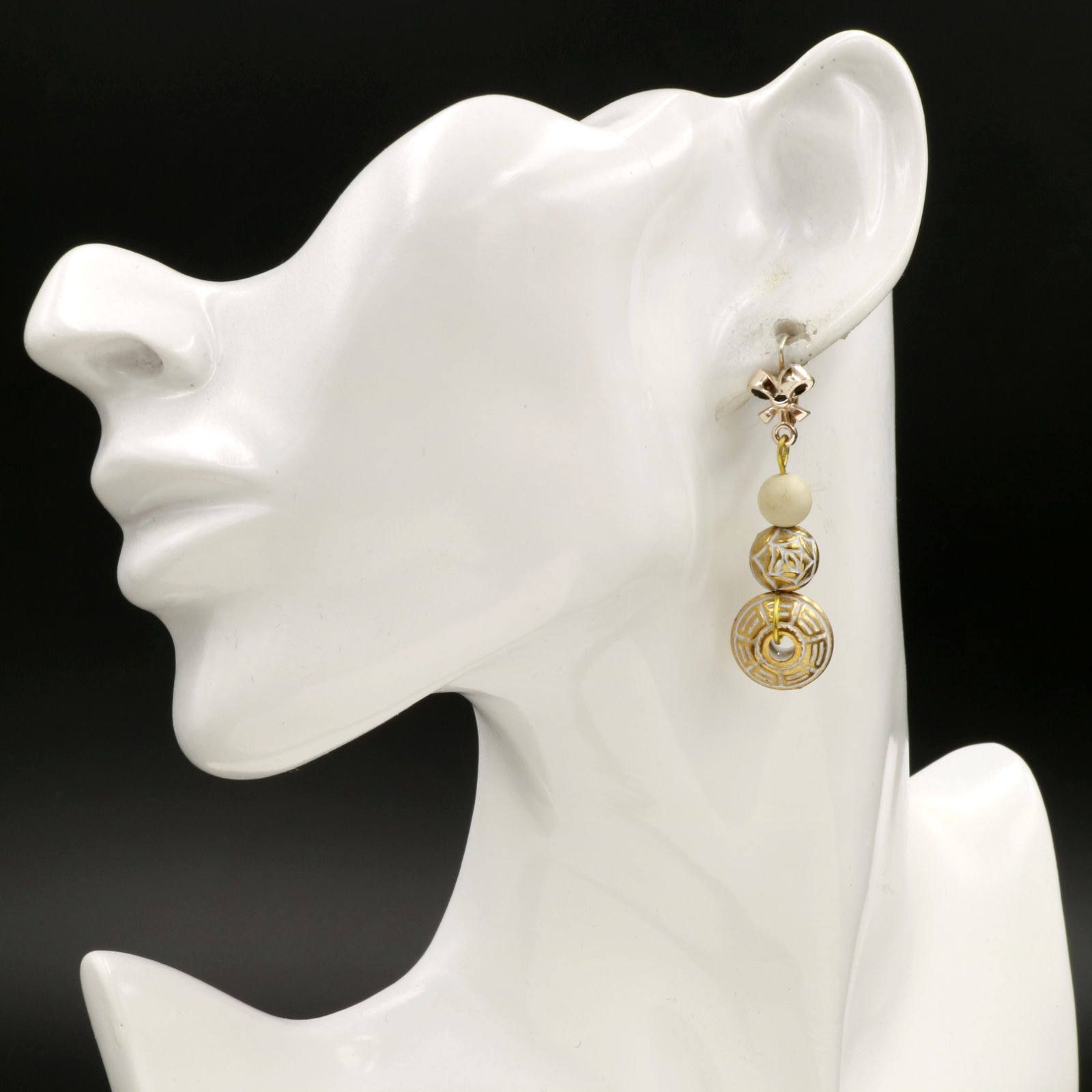 「ブラブラシャビ―シックドーナツ」ピアス フランス