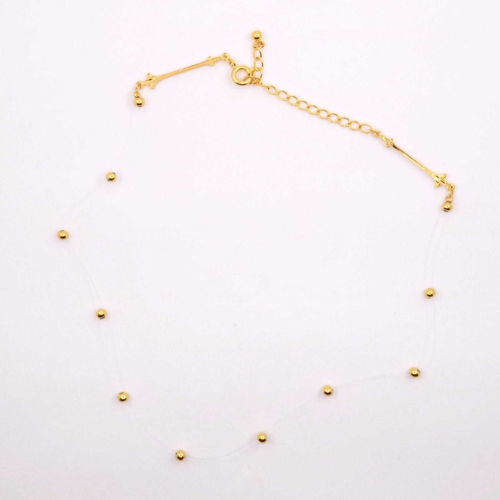 「Point nacklace gold」ネックレス