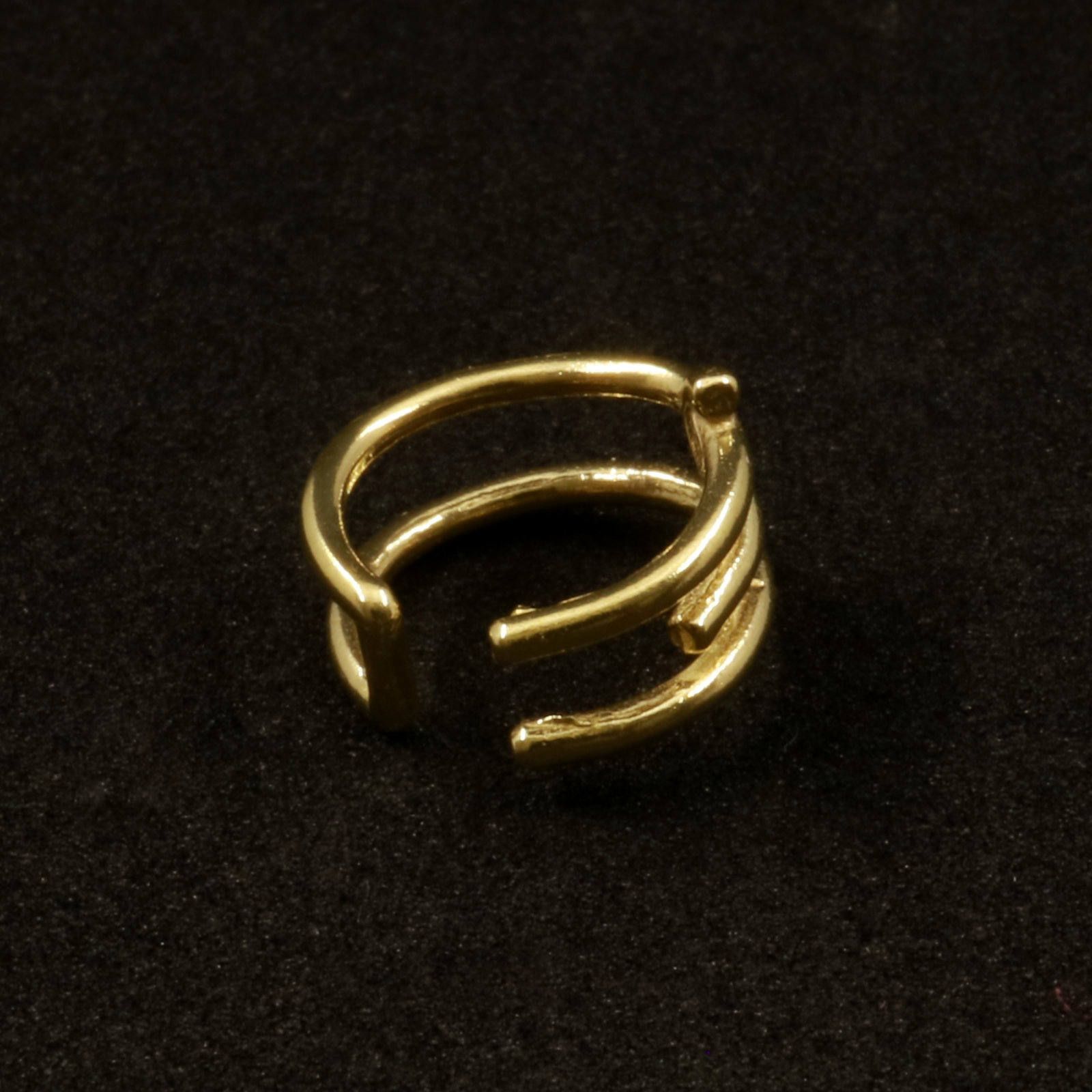 「horoscope earcuff Aries」イヤーカフ おひつじ座 ゴールド(片耳)