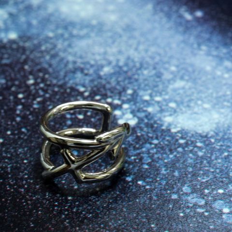 「horoscope earcuff Sagittarius」イヤーカフ いて座 シルバー(片耳)