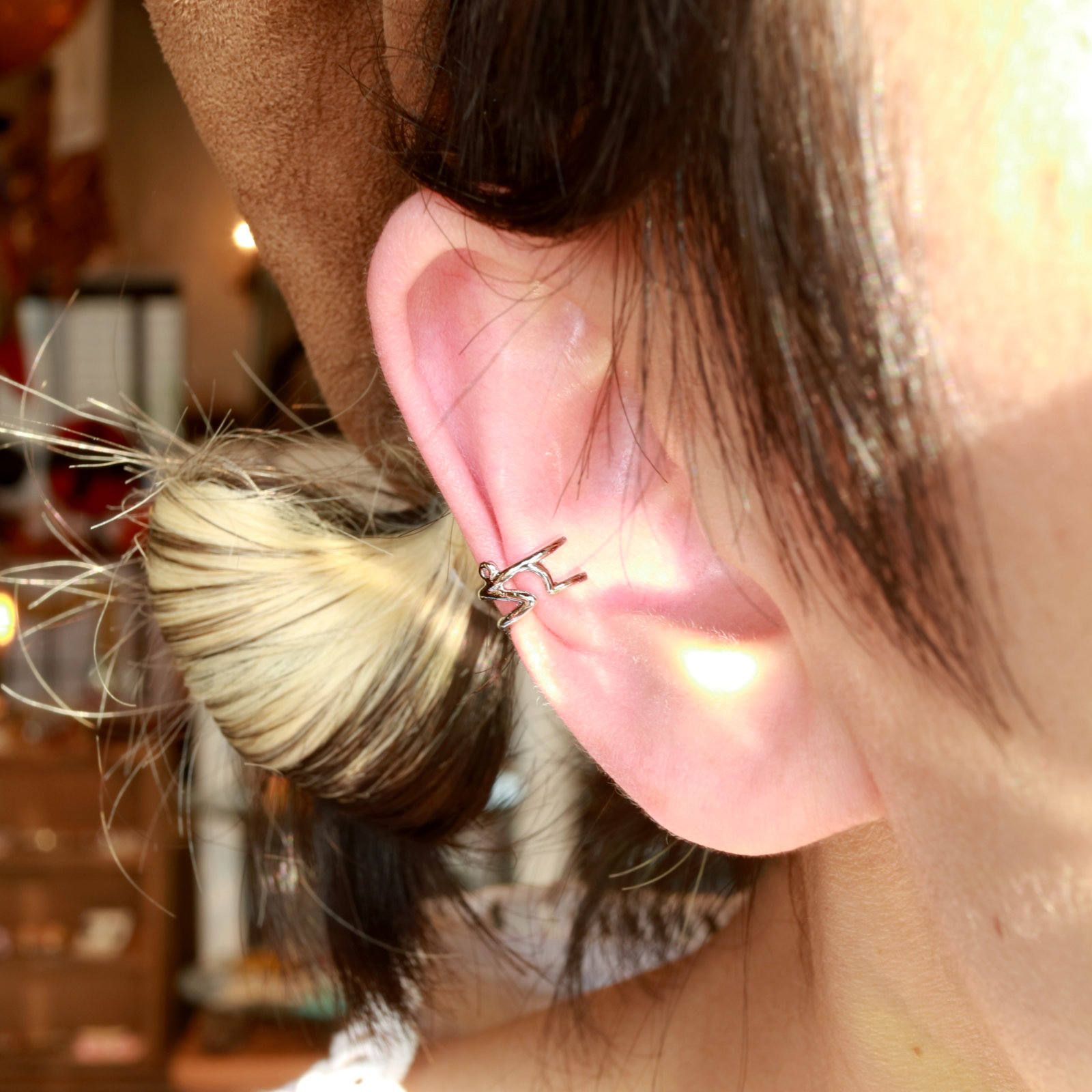 「horoscope earcuff Capricorn」イヤーカフ やぎ座 シルバー(片耳)