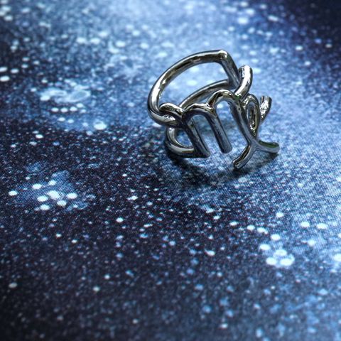 「horoscope earcuff Virgo」イヤーカフ おとめ座 シルバー(片耳)