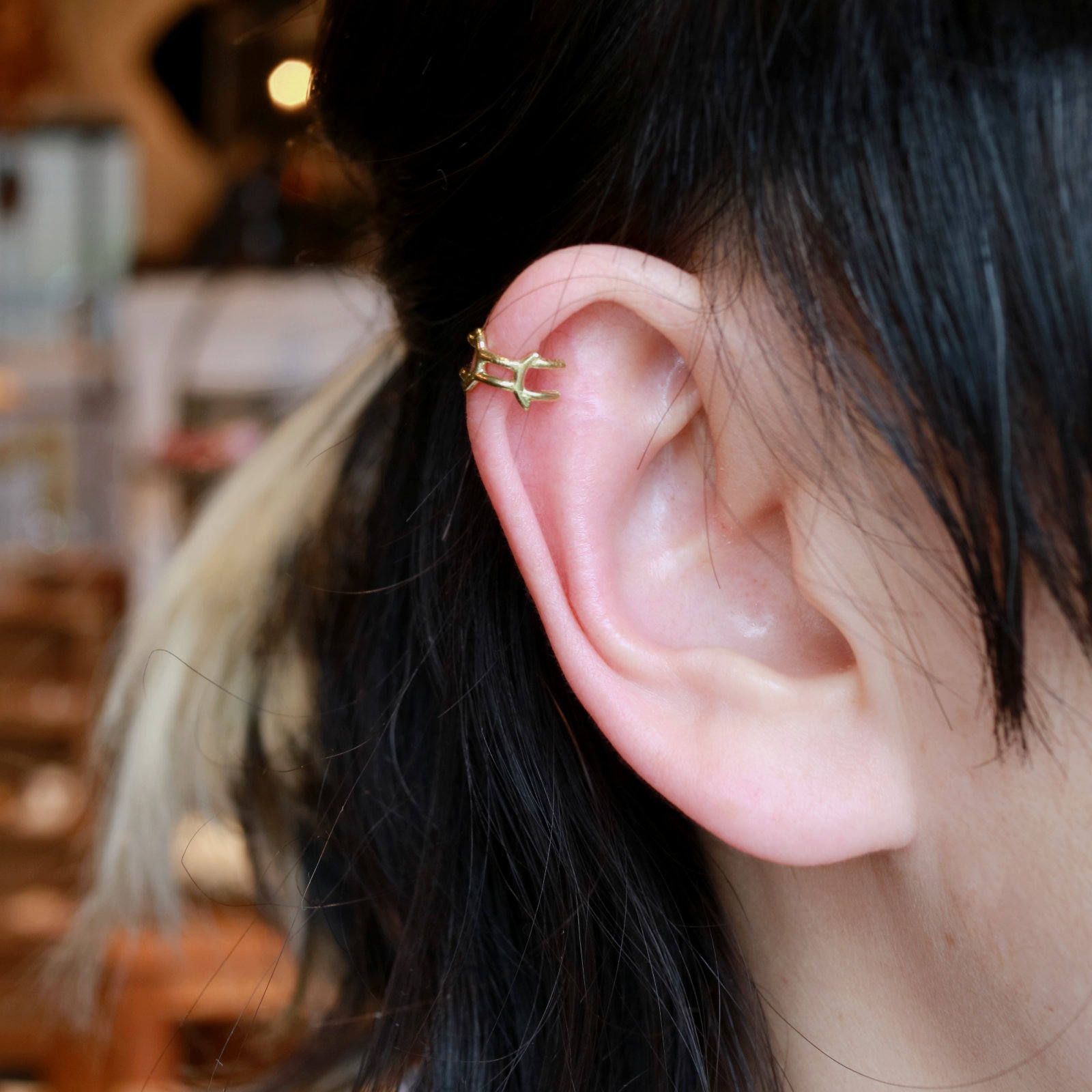 「Horoscope Earcuff Gemini」イヤーカフ ふたご座 ゴールド(片耳)