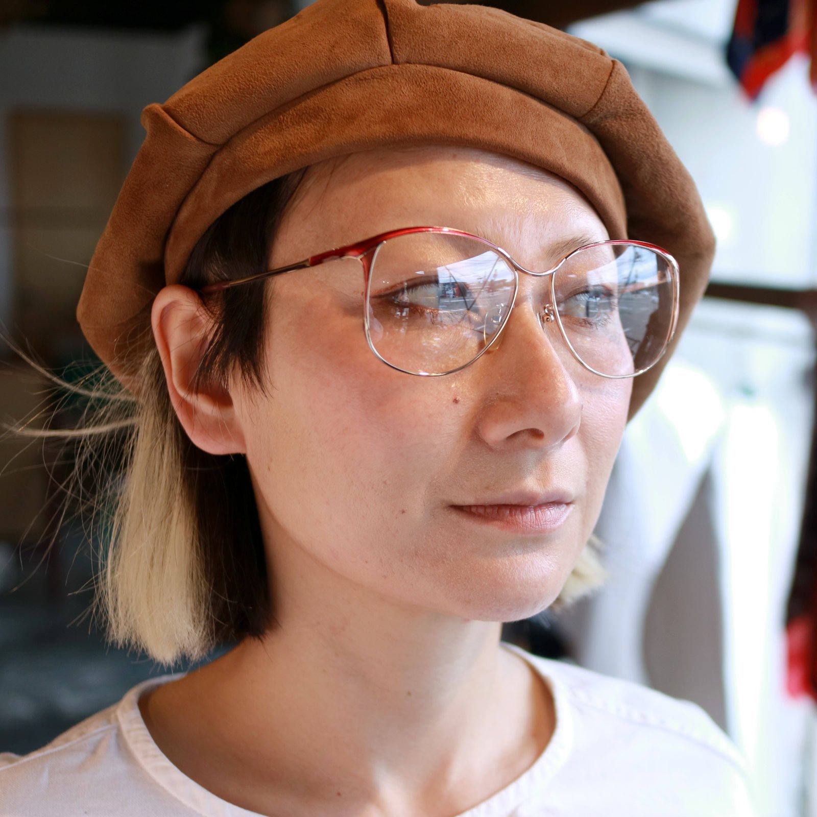 【chloe】ヴィンテージグラス ティアドロップ 8441