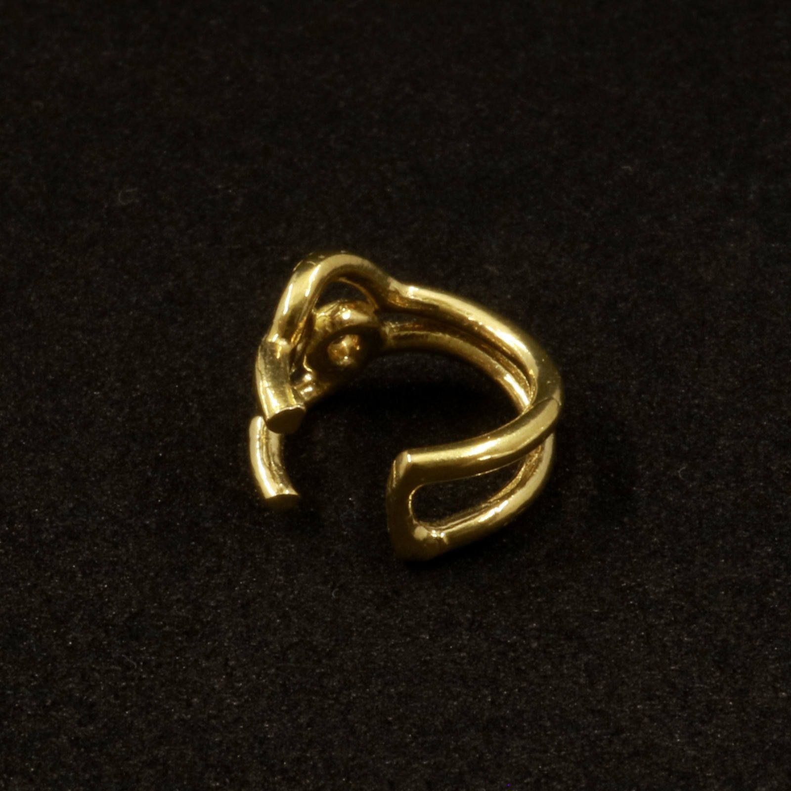 「horoscope earcuff Cancer」イヤーカフ かに座 ゴールド(片耳)