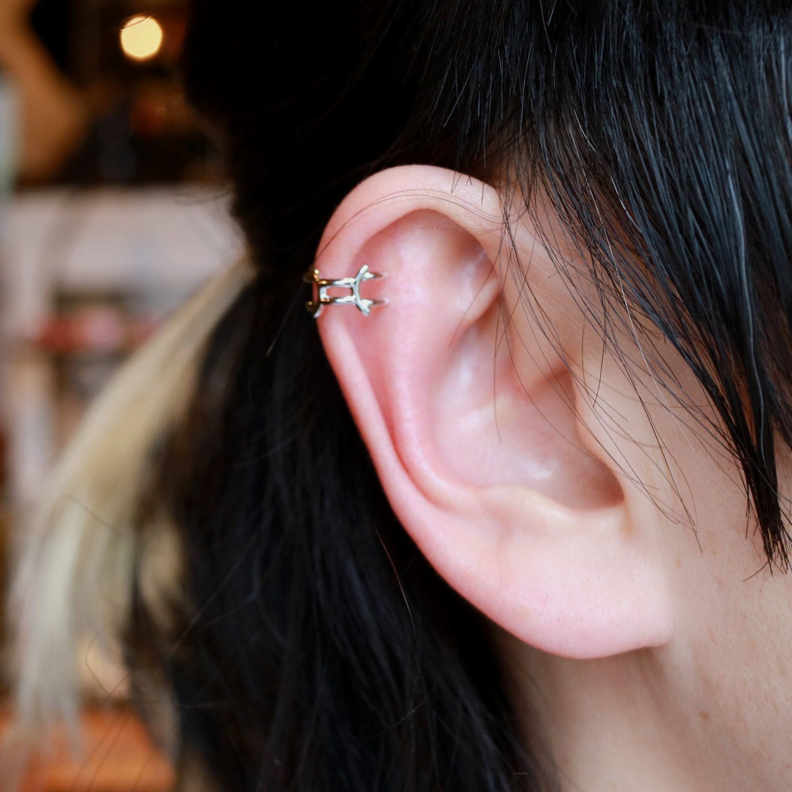 「Horoscope Earcuff Gemini」イヤーカフ ふたご座 シルバー(片耳)