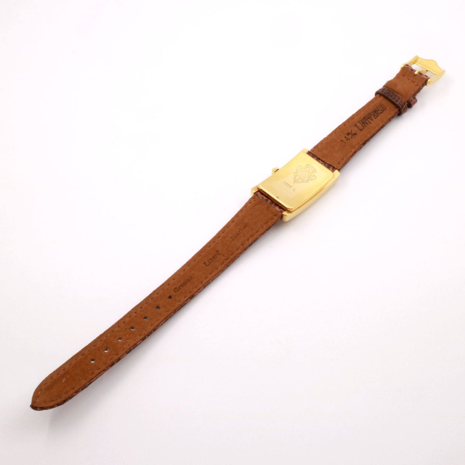 「2600L」VINTAGE WATCH ECRU DIAL with GOLD CASE【GUCCI】 1980~90's メンズ