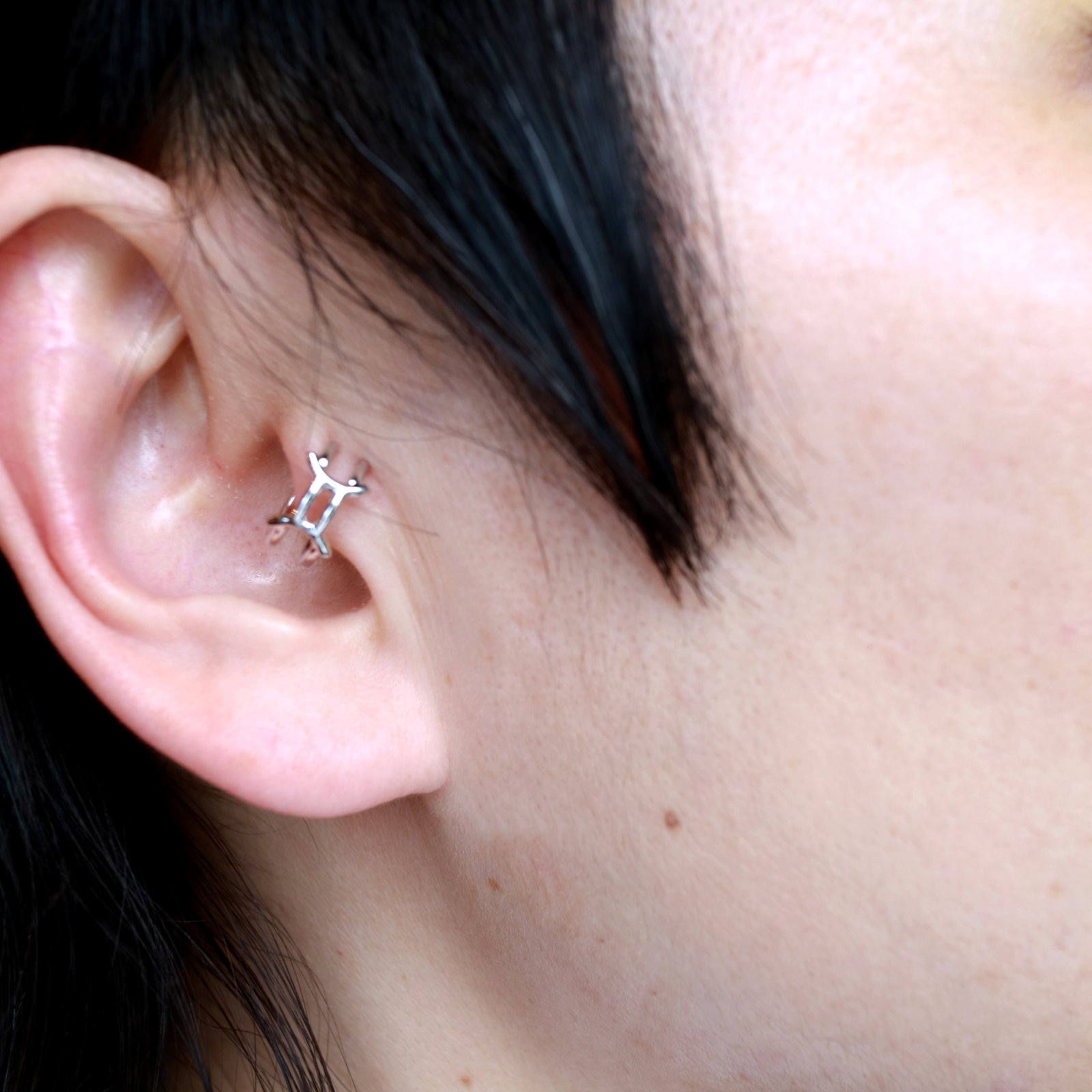 「Horoscope Earcuff Gemini」イヤーカフ ふたご座 シルバー(片耳)