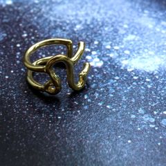 「horoscope earcuff Leo」イヤーカフ しし座 ゴールド(片耳)