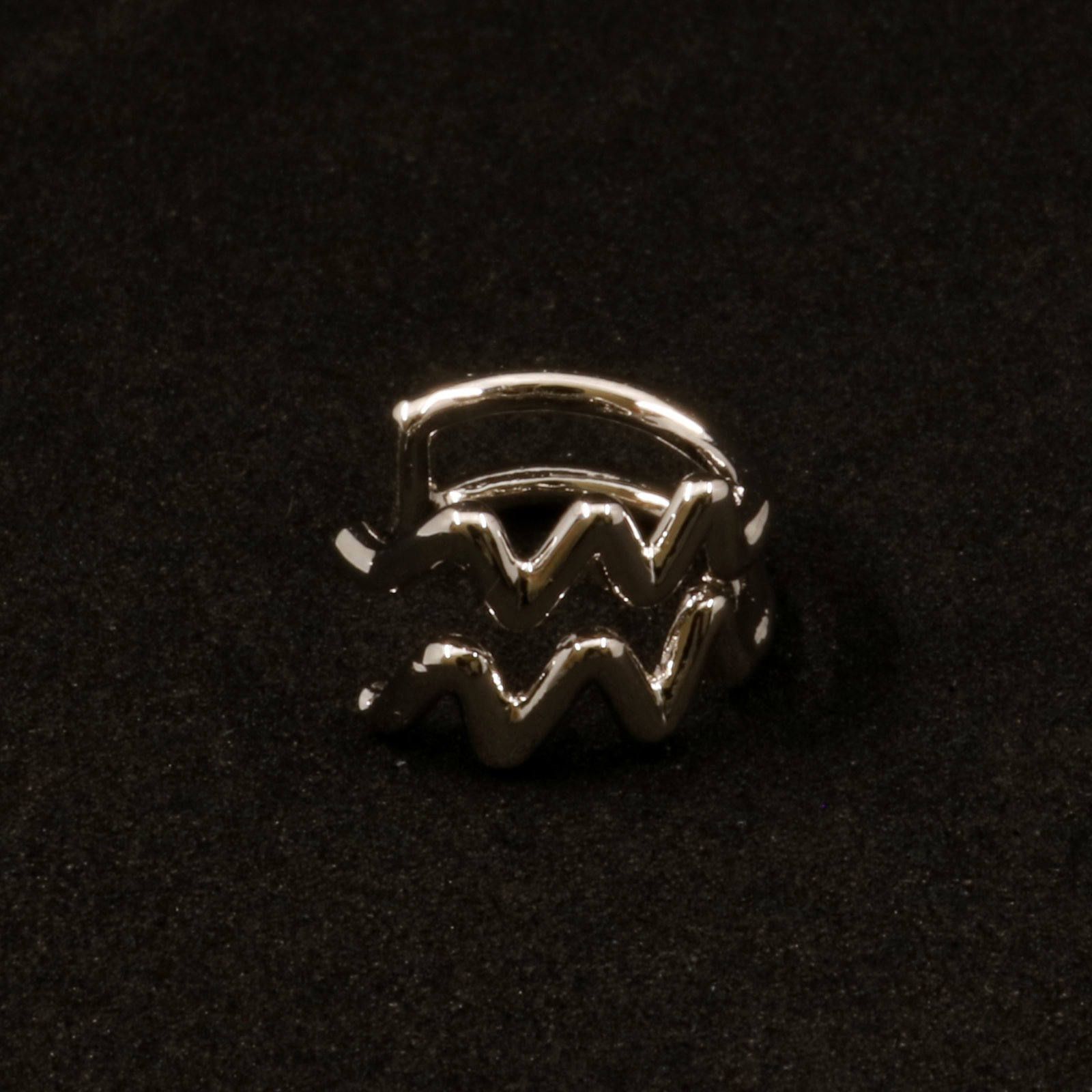「horoscope earcuff Aquarius」イヤーカフ みずがめ座 シルバー(片耳)