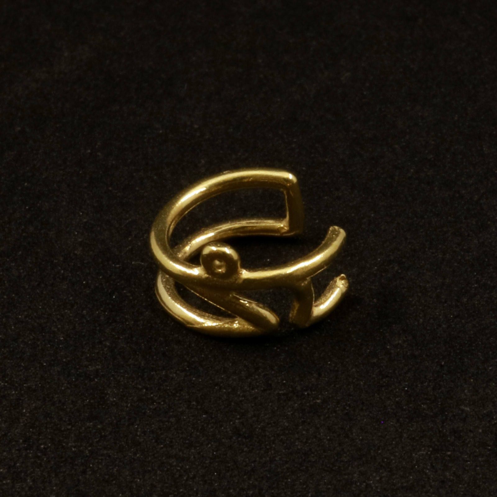「horoscope earcuff Capricorn」イヤーカフ やぎ座 ゴールド(片耳)