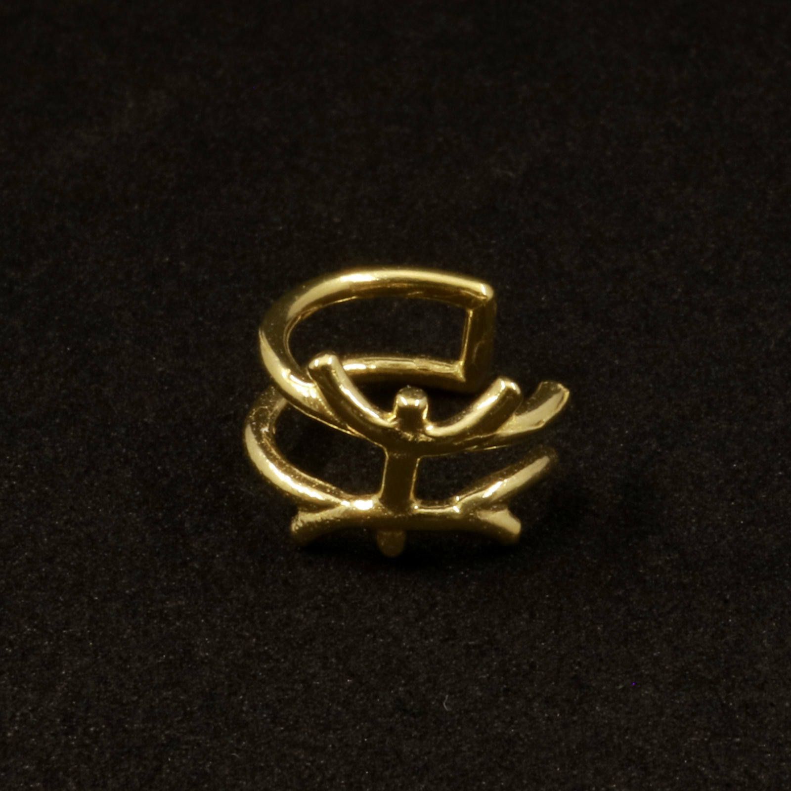 「horoscope earcuff Pisces」イヤーカフ うお座 ゴールド(片耳)