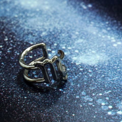 「horoscope earcuff Scorpio」イヤーカフ さそり座 シルバー(片耳)