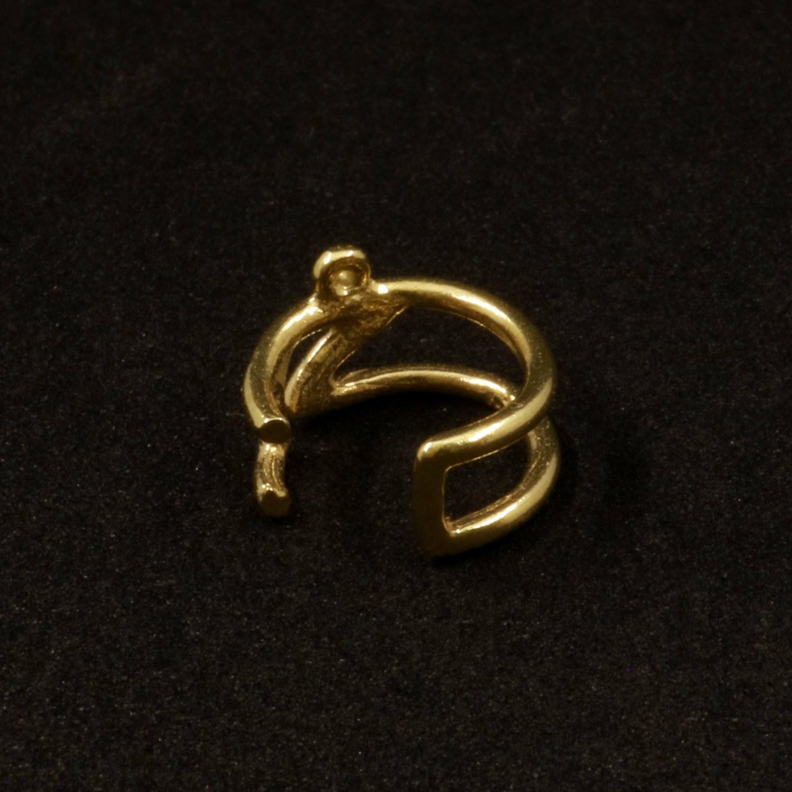 「horoscope earcuff Capricorn」イヤーカフ やぎ座 ゴールド(片耳)