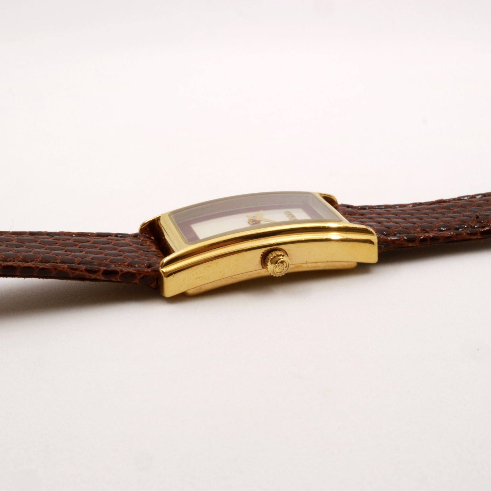 「2600L」VINTAGE WATCH ECRU DIAL with GOLD CASE【GUCCI】 1980~90's メンズ