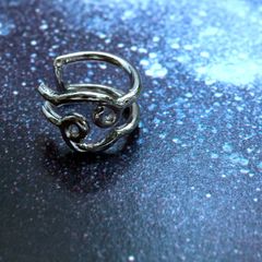 「horoscope earcuff Cancer」イヤーカフ かに座 シルバー(片耳)