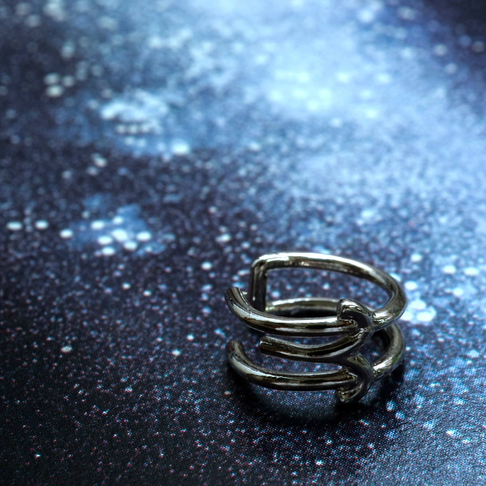 「horoscope earcuff Aries」イヤーカフ おひつじ座 シルバー(片耳)