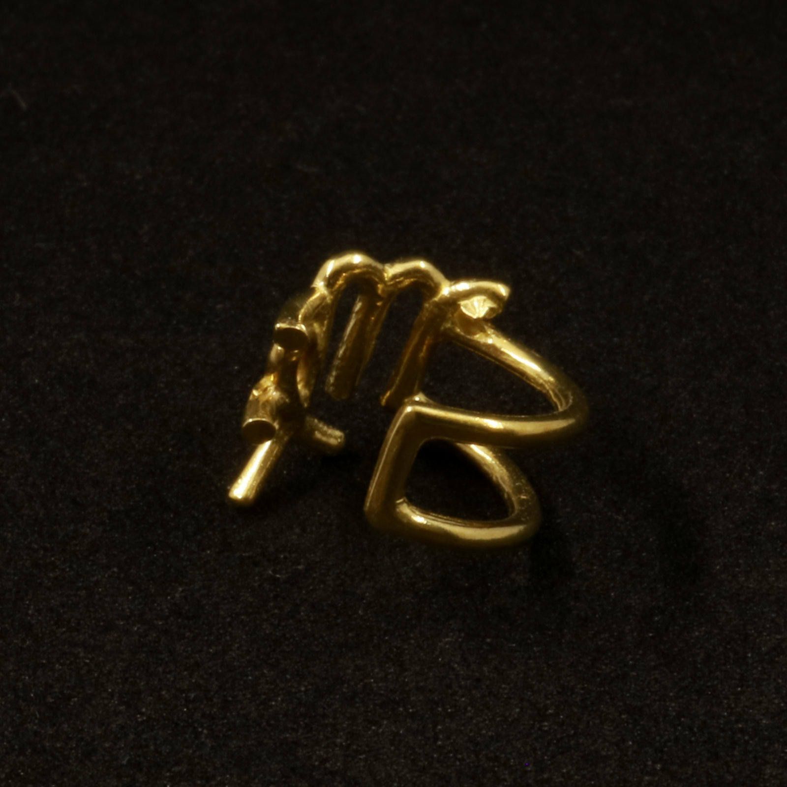 「horoscope earcuff Virgo」イヤーカフ おとめ座 ゴールド(片耳)
