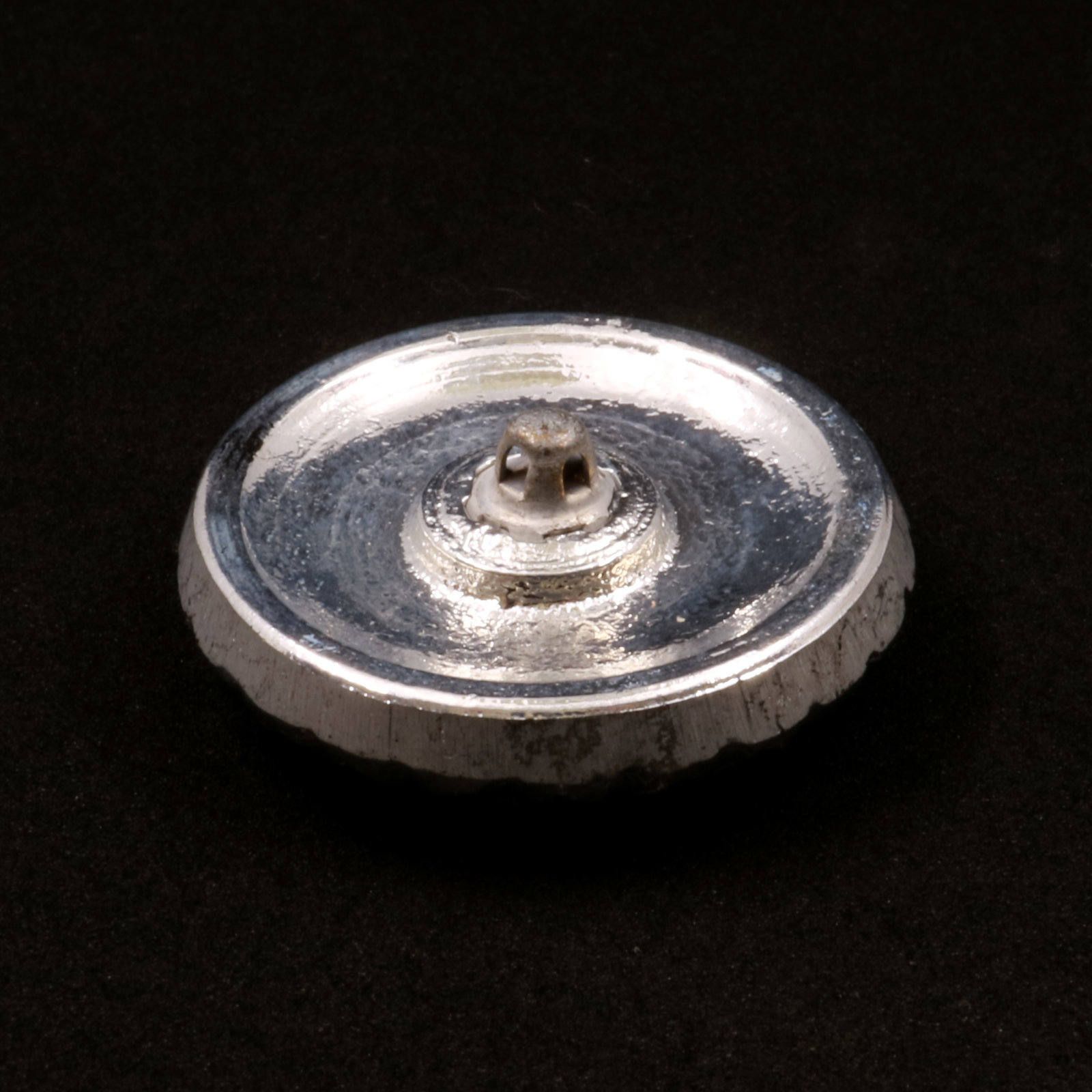 「ブルークリスタル」チェコヴィンテージガラスボタン