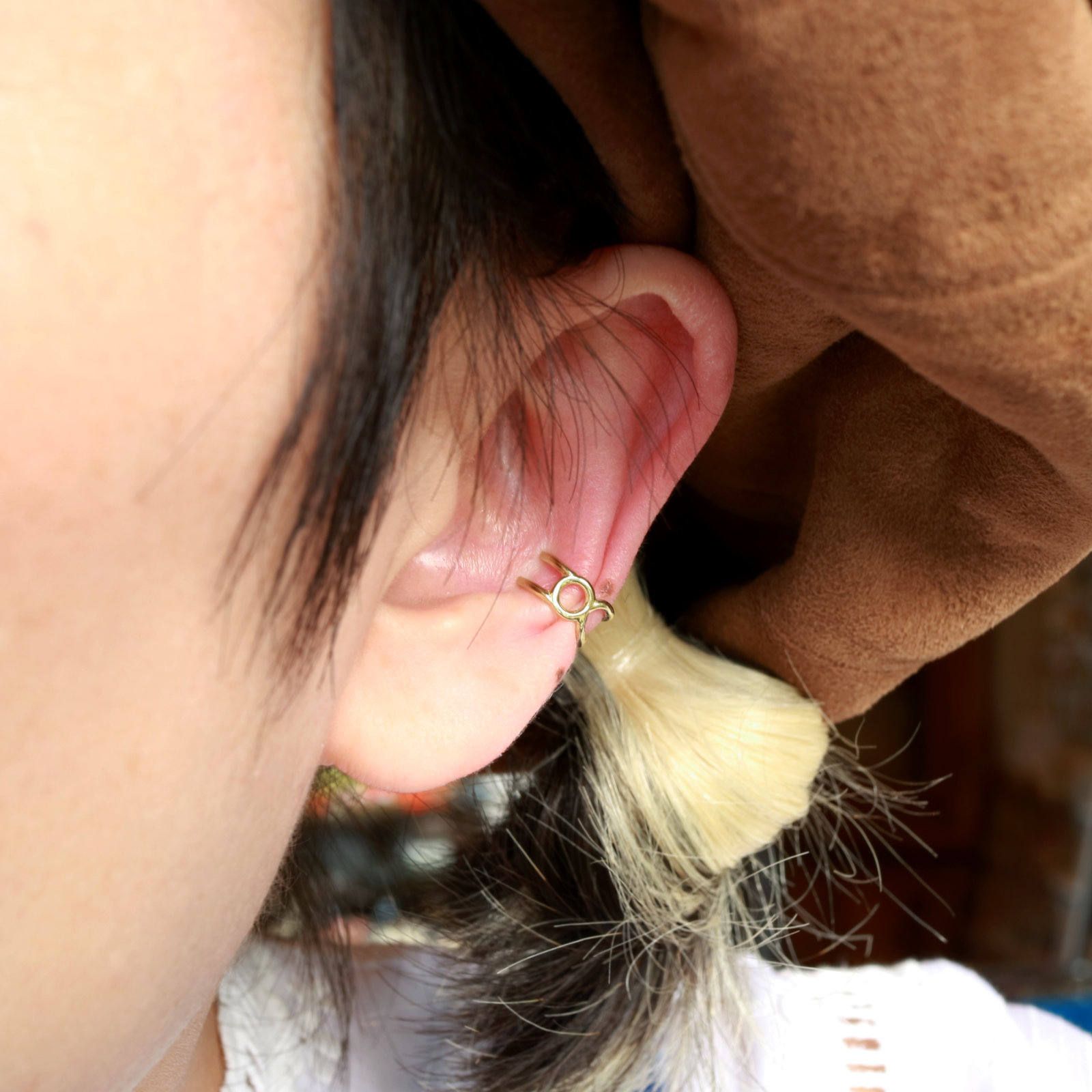 「horoscope earcuff Taurus」イヤーカフ おうし座 ゴールド(片耳)