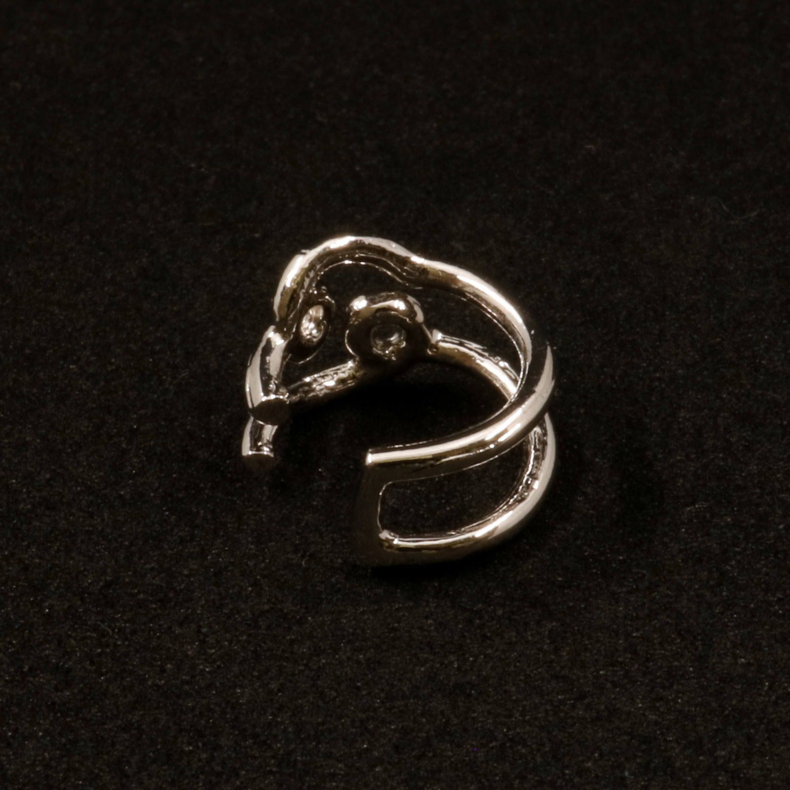 「horoscope earcuff Cancer」イヤーカフ かに座 シルバー(片耳)
