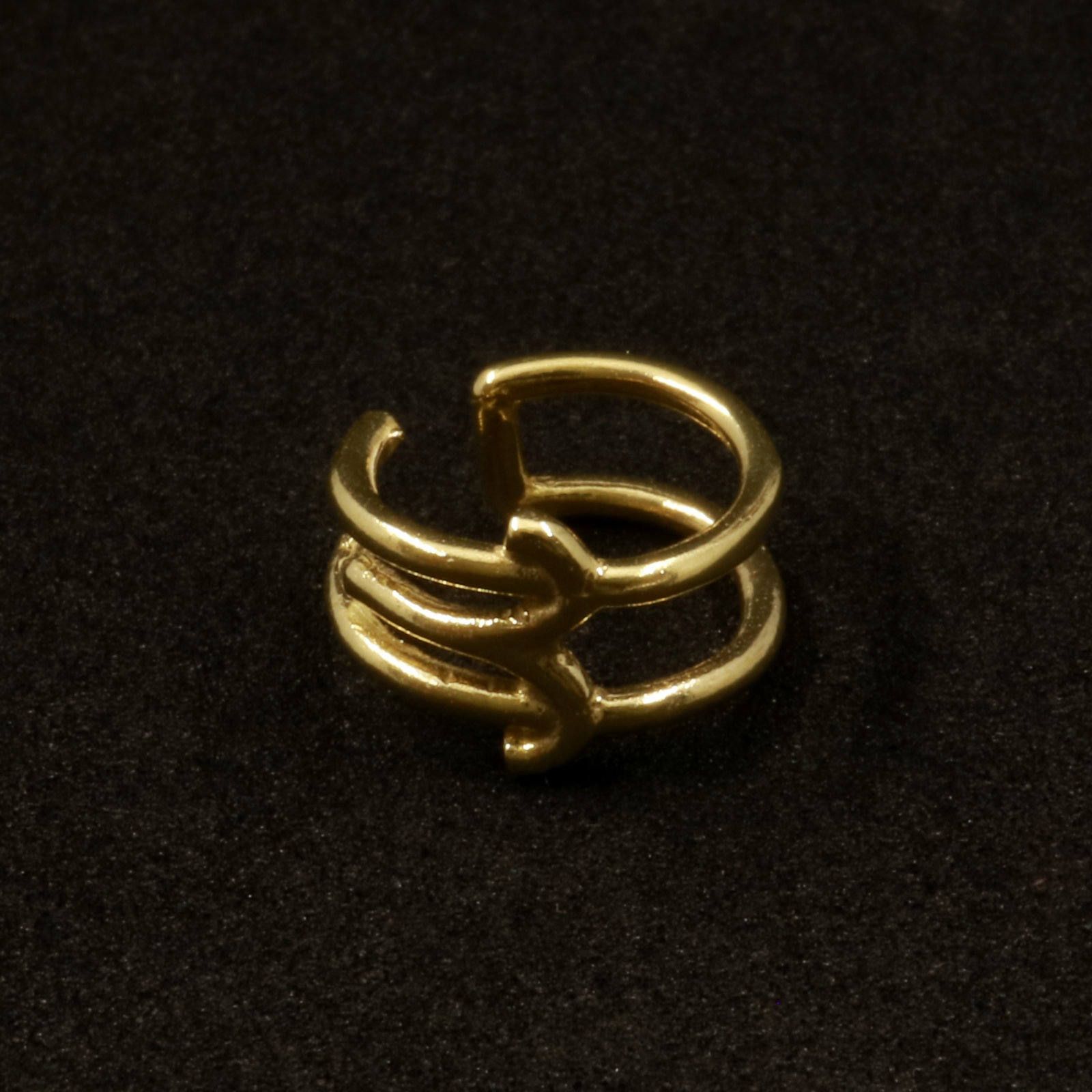 「horoscope earcuff Aries」イヤーカフ おひつじ座 ゴールド(片耳)