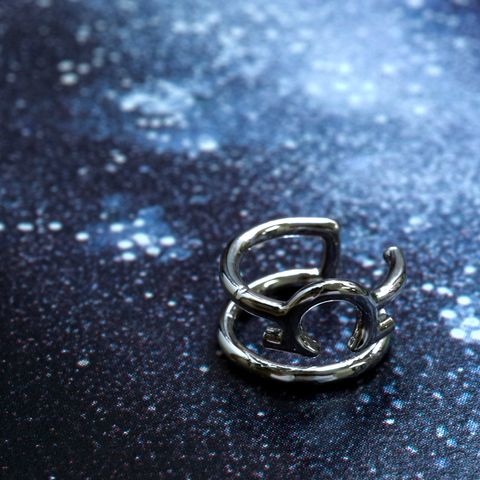 「horoscope earcuff Libra」イヤーカフ てんびん座 シルバー(片耳)