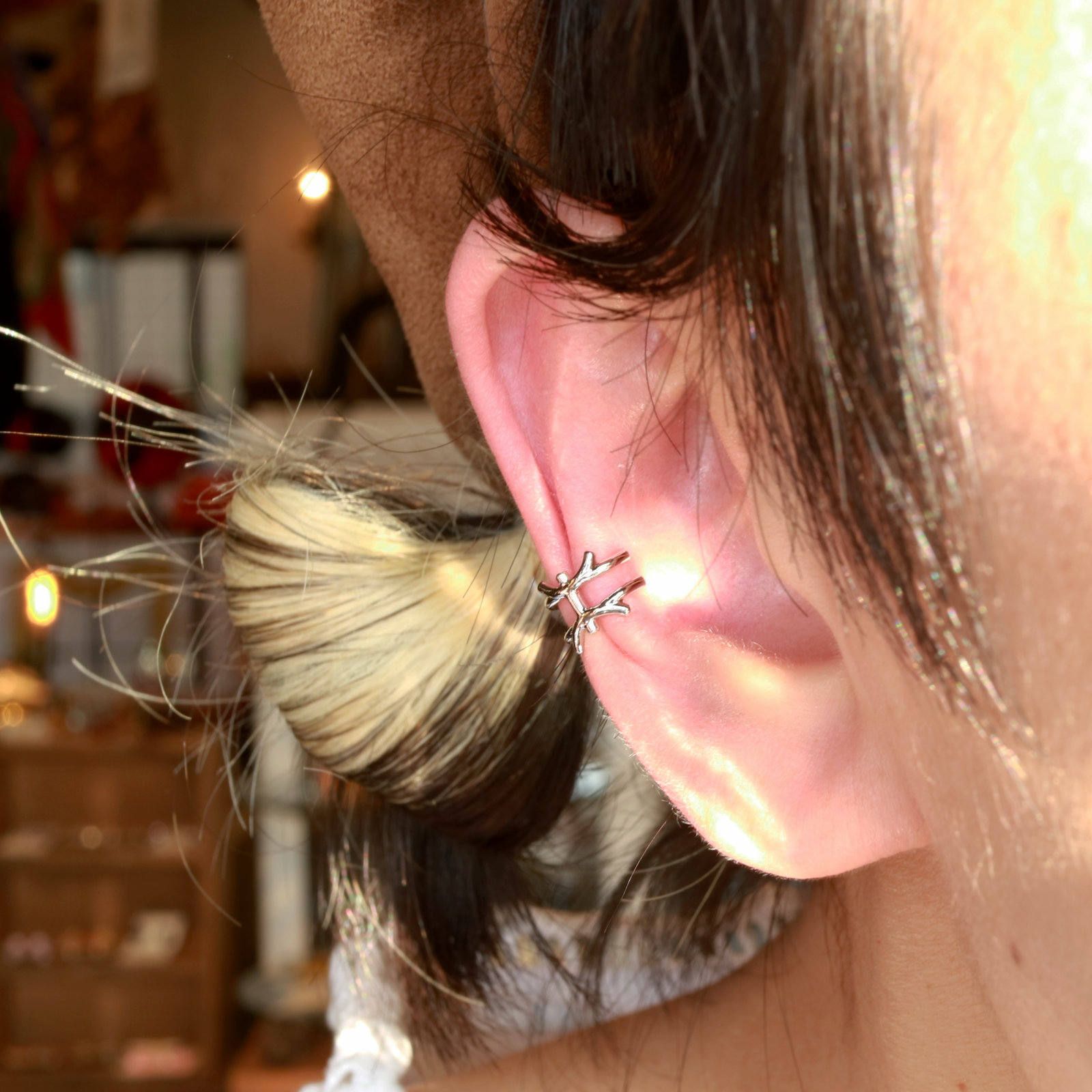 「horoscope earcuff Pisces」イヤーカフ うお座 シルバー(片耳)