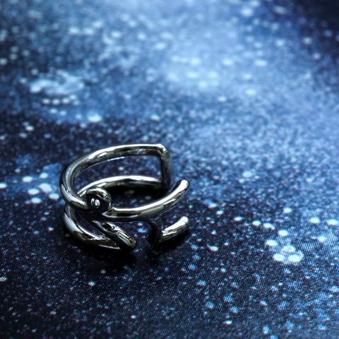 「horoscope earcuff Capricorn」イヤーカフ やぎ座 シルバー(片耳)