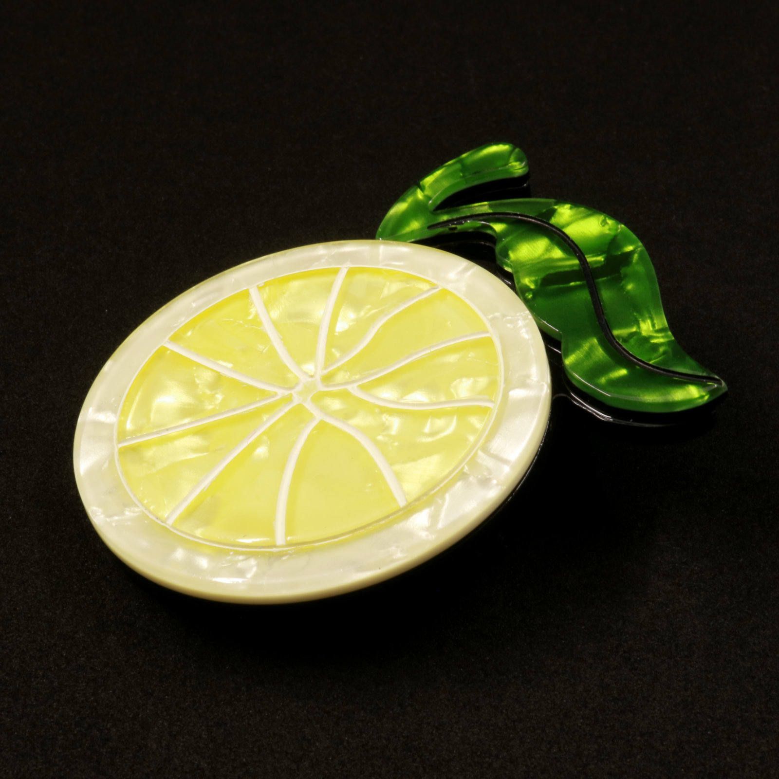 「ジューシーレモン」 ブローチ 40'sスタイル