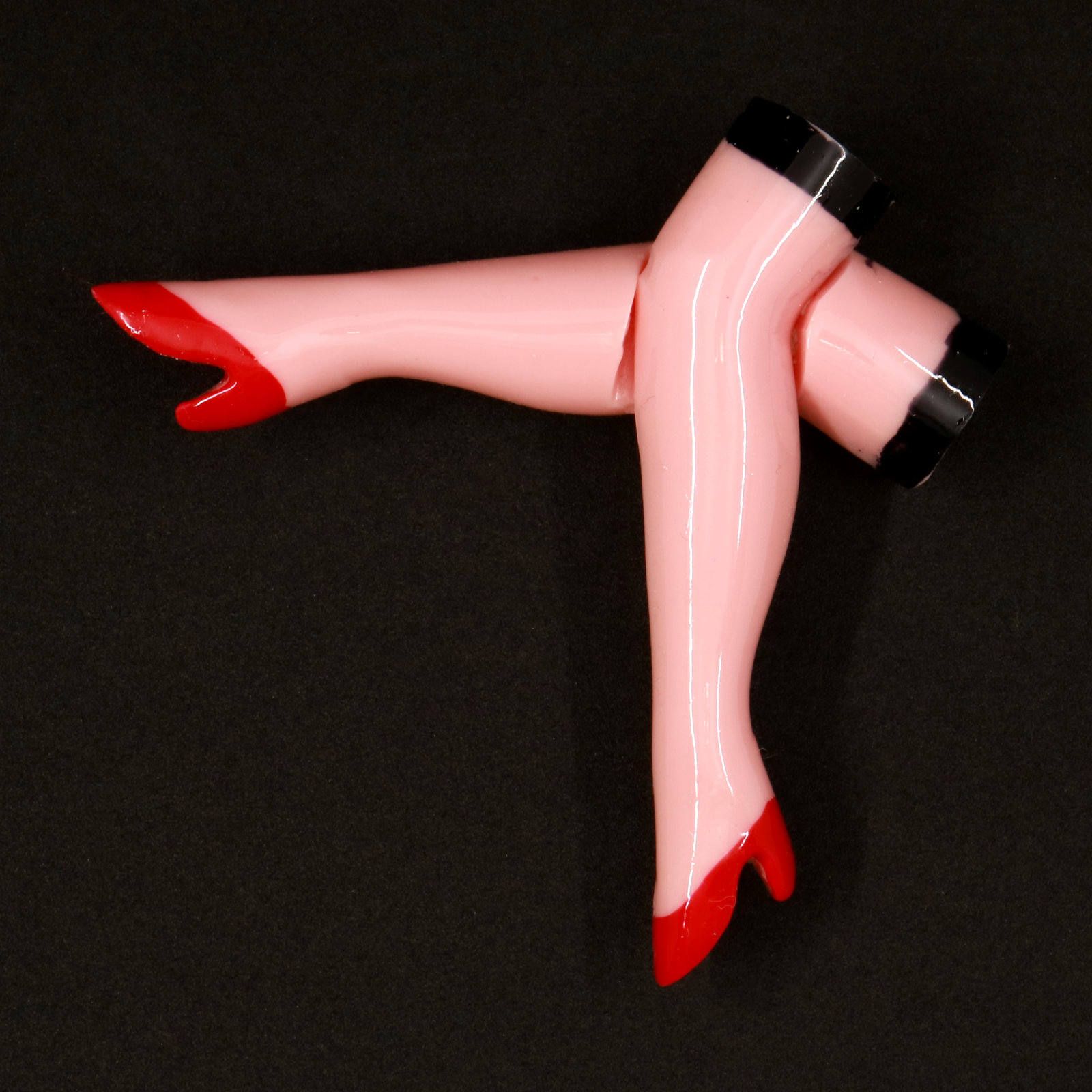 「セクシーレッグ」 ブローチ 40'sスタイル