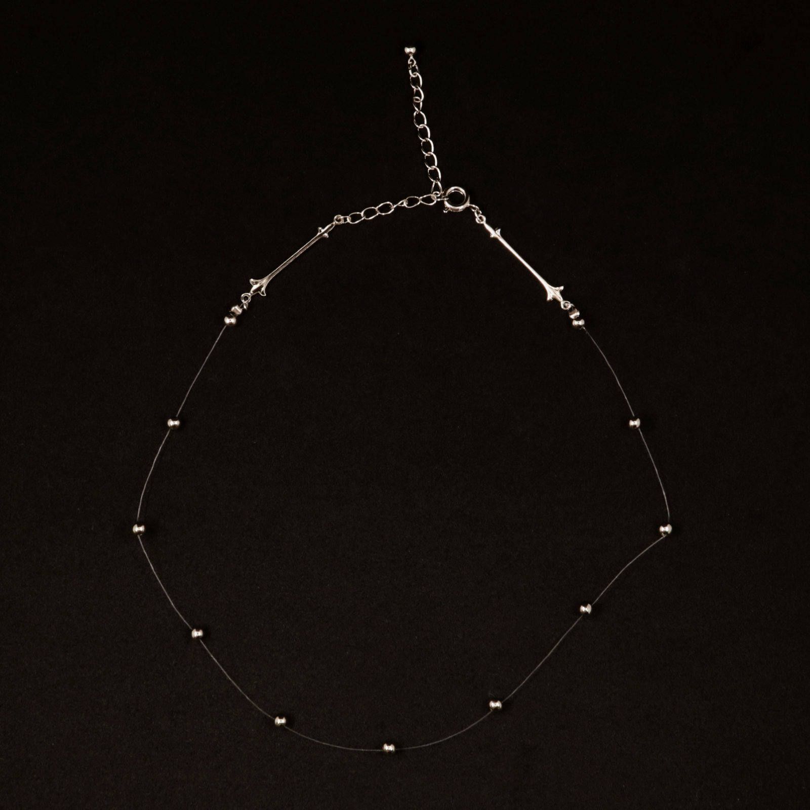 「Point nacklace silver」ネックレス