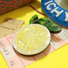 「ジューシーレモン」 ブローチ 40'sスタイル