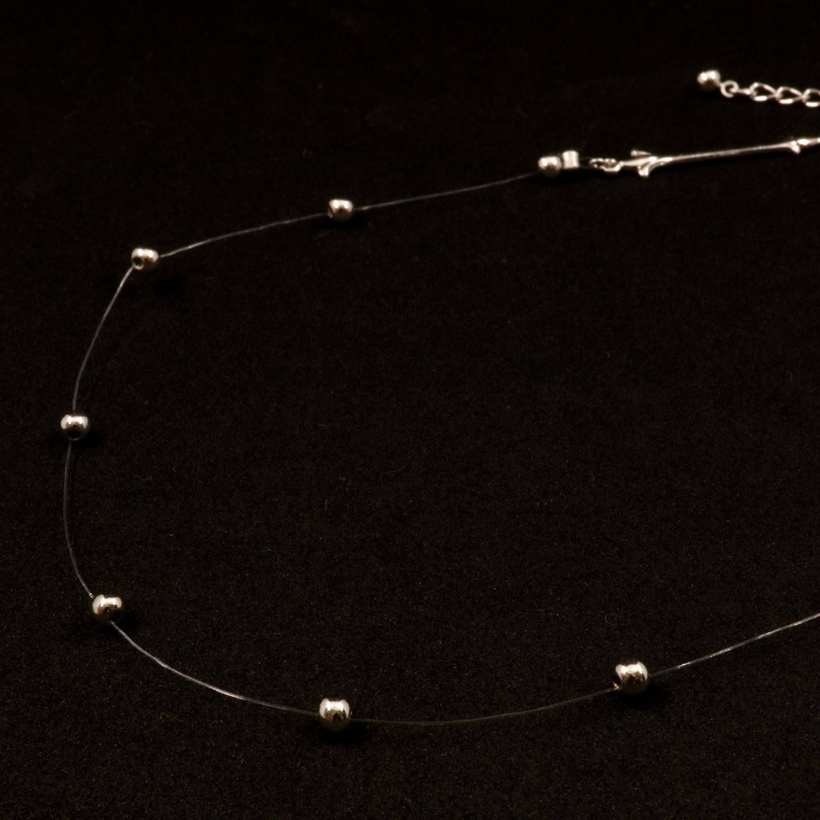 「Point nacklace silver」ネックレス