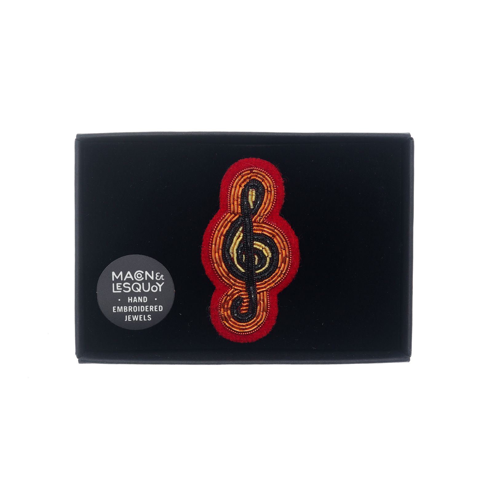 「Treble Clef」ブローチ