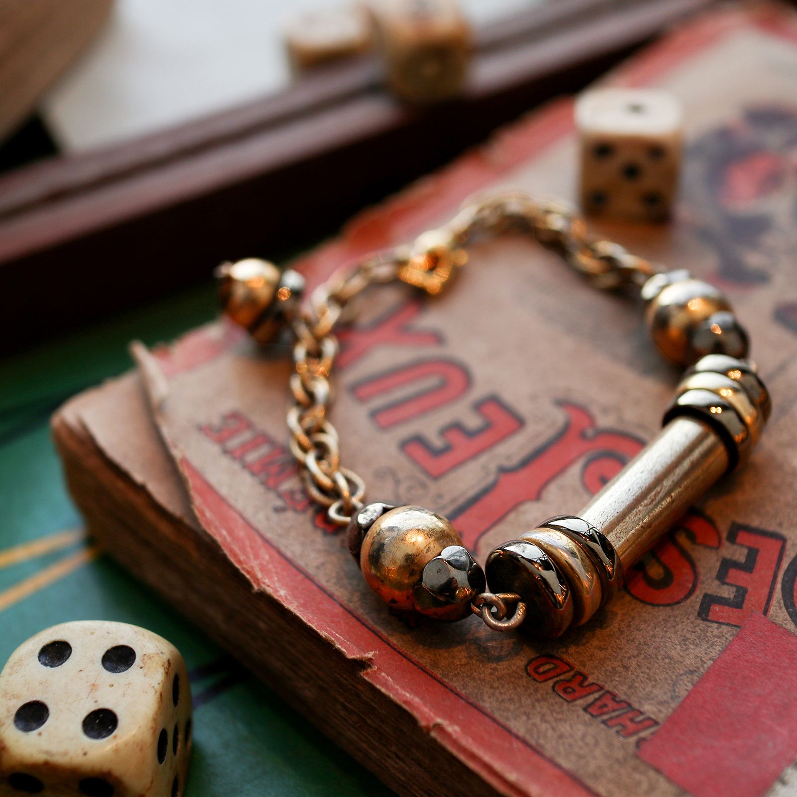 「レトロシリンダー」ブレスレット ヨーロッパ 1990s