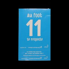 「AU foot 11 se resrecte」ヴィンテージステッカー ヨーロッパ