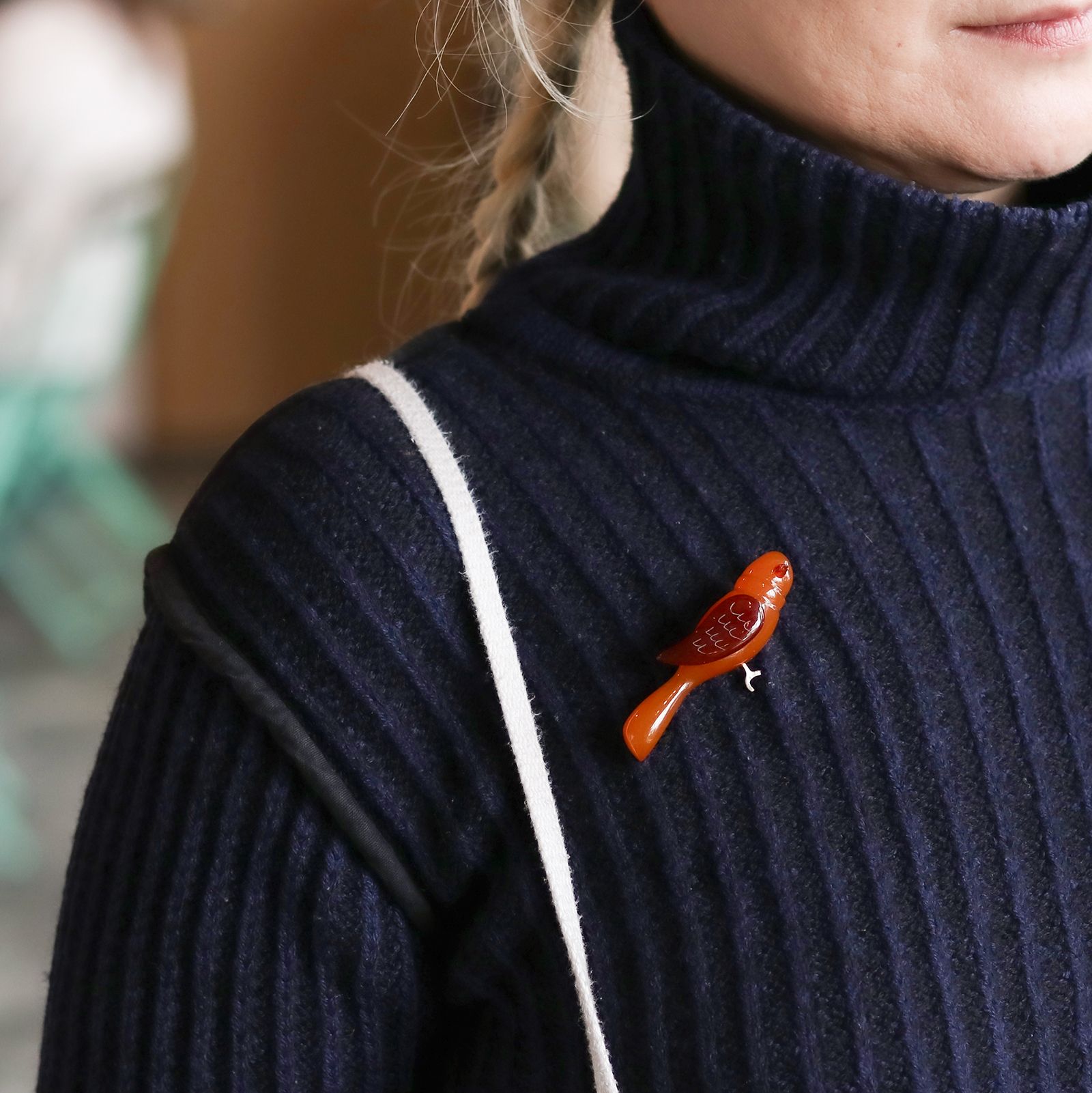 「琥珀バード」ブローチ ソビエト 1981年